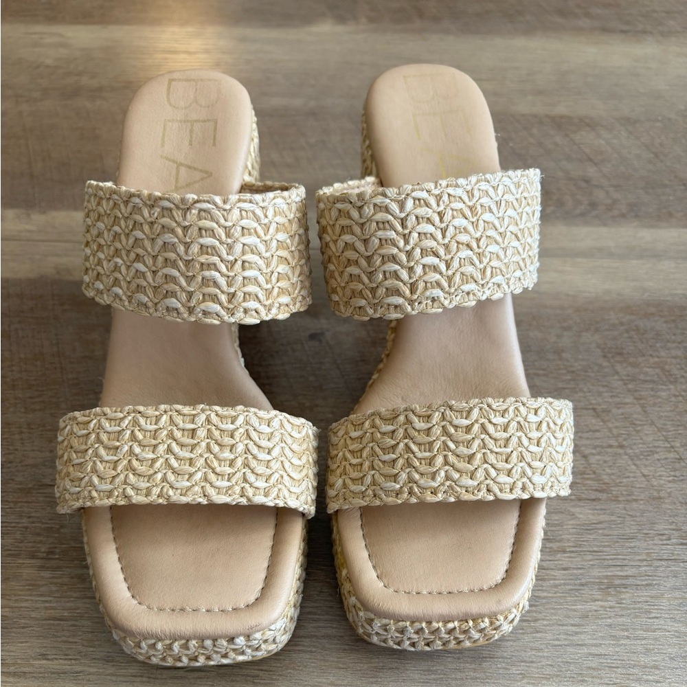 Beach by Matisse | Platform Espadrilles | Tan |  Size 10